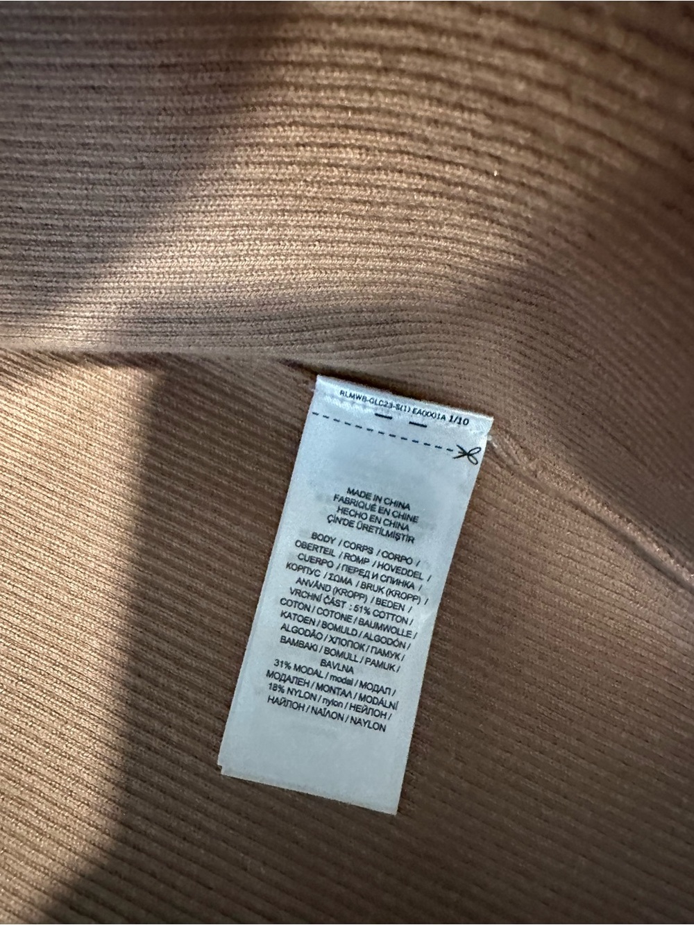 Ralph Lauren Camel Long Open-Front Cardigan - Picture 4 of 7